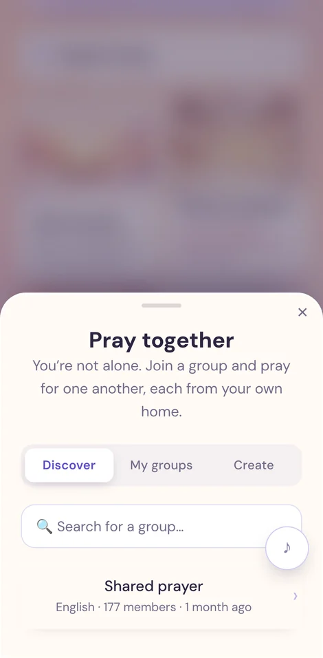 Pray together